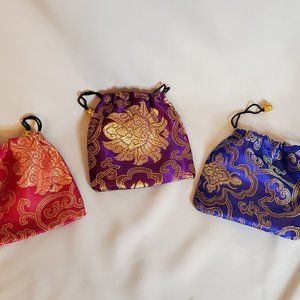 Set of 3 small satchel bags